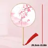 Abanico Tuan Fan Estilo Antiguo para Mujer Hecho a Mano Chino Clásico Cheongsam Abanico de Palacio Hanfu Danza de Mujer Verano Infantil Tuan Fan