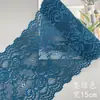 (Recomendado) Renda Macia Elástica de 15cm, Lingerie Sexy Colorida, Tecido de Renda, Bainha Alargada
