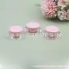Caja Cuadrada Rosa 10g Botella de Labial Botella de Crema Caja de Empaque para Crema Facial Botella Cuadrada 10ml Caja para Polvo de Maquillaje Caja para Sombra de Ojos