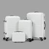 Equipaje con cremallera de PP, maleta con ruedas universales, maleta de 14 a 28 pulgadas, caja de mano de cuatro piezas, equipaje de viaje compacto, comercio exterior