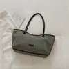 Bolso de paja de color liso para vacaciones en la playa, de gran capacidad, bolso de mano ligero, nuevo modelo 2026 estilo coreano ins, bolso de hombro tipo tote