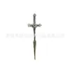 Aleación de Titanio F136 Espada Sagrada Perforación de Lóbulo de Oreja Rosca Interna Joyería de Piercing con Circonita Joyería para Piercing Corporal