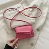 Bolso de alta apariencia estilo coreano, simple y fresco, novedad primavera 2026, moda casual, color liso, bolso de hombro cruzado para mujer