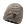 Otoño e Invierno nuevo gorro de punto cálido estilo coreano para hombre gorro tipo pulóver a prueba de frío con forro polar para exteriores gorro de lana para jóvenes