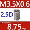 Abrazaderas de alambre de acero de paso fino M6-M14 * 1*1.25 acero inoxidable 304/casquillo roscado de alambre de acero/vaina roscada/casquillo roscado