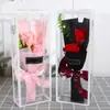 Día de la Madre Día de San Valentín Nueva Flor de Jabón Rosa Ramo de Flores de Jabón Caja de Regalo Regalo Festivo de San Valentín Flor de Rosa