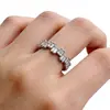Anillo Abierto Irregular de Zirconia Exquisita Estilo Coreano de Lujo Ligero para Mujer, Anillo Ajustable para Dedo Índice de Influencer de TikTok