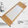 Pergaminho em Branco Pergaminho Completo Seda 133,2cm Papel de Arroz Semi-Cru e Cozido Pergaminho Vertical Pergaminho para Pendurar Caligrafia Pintura Criação Faixa