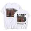 Camiseta de Rapper Eminem Álbum de Música Regalo de Gira Mundial para Fan Gr