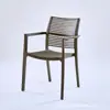 Cadeira Plástica para Exterior com Encosto Vazado Escandinavo, Cadeira Casual Minimalista Moderna, Cadeira de Jantar para Café/Restaurante Ins