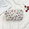 5424 Estuche Acolchado con Relieve de Dibujos Animados, Bolsa de Maquillaje de Mano, Bolsa de Almacenamiento de Gran Capacidad para Mujer, Estuche para Lápices de Papelería para Estudiante con Cremallera