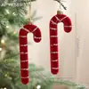 Ornatos de Natal Bordô Aveludados de Luxo Leve Transfronteiriços com Pó Rosa e Dourado, Decorações Suspensas de Formato Irregular, Arranjo de Pingentes Decorativos de Luxo Leve