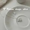 Design Minimalista Estilo Coreano Estilo Ins Moda Joias Prateadas Prata Esterlina S925 Dinâmico Fogo de Artifício Borla Colar Elegante Corrente de Clavícula