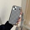Patrón Chidori Japonés y Coreano Adecuado para Funda de Cuero para Teléfono Móvil Iphone15 12Pro Cuerda Cruzada 14Plus Cubierta Protectora 13Mini