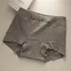 Cuecas Boxer de Algodão Puro para Mulheres Algodão Antibacteriano na Virilha Meninas 2025 Novo Verão Finas Cintura Média Boxer Esportivo