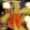 Pendientes Ovalados de Cristal Rosa de Moda Europea y Americana para Mujer, Pendientes Versátiles de Gota de Agua de Piedra Natural, Joyería para Orejas de Alta Gama Transfronteriza