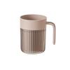 Taza de Dientes de Lujo Ligero para Pareja Traje de Alta Gama Transparente para Cepillo de Dientes con Mango Taza para Enjuague Bucal de Gran Capacidad para Baño