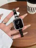 Pulseira de Relógio com Fivela de Borboleta de Metal em Forma de Diamante Adequada para Apple Watch iWatch Ses111098 Pulseira de Relógio