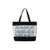 Bolso Bandolera Bolso de Mujer de Moda Bolso de Lona para el Hombro Casual Combinable Bolso de Hombro Simple de Lona con Estampado de Gato Micrófono