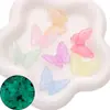 37X27mm Acrílico Dos Tonos Estéreo Mariposa Grande Hecho a Mano DIY Accesorios para Joyería con Cuentas Manuales Pulsera Cuentas Sueltas