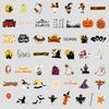 50 pegatinas de grafiti de la serie Halloween de estilo del norte de Europa, pegatinas de papelería, pegatinas decorativas impermeables para taza de agua y ordenador, al por mayor