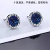 Clúster de cristal brillante clip magnético para oreja de hombre moderno lujo ligero alta calidad estilo frío pendientes elegantes sin perforación pendientes indoloros