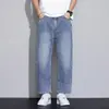 Jeans Nuevos para Hombre Otoño/Invierno 2026, Estilo Americano, Nuevo Modelo High Street, Pantalones Negros de Pierna Recta para Adolescentes