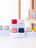 Caixa de Cerâmica Portátil Estilo Retrô 10g Lata Selada para Chá Pó de Incenso Tamanho Pequeno Creme Mini Blush Frasco para Decantar Batom