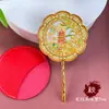 Fabricante Espejo de Mano Pequeño Fresco Espejo de Maquillaje Celebridad de Internet Panda Souvenir Cultural y Creativo de Xi'an Artesanías de Viaje Venta al por Mayor