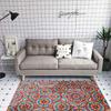 Alfombra de estilo étnico marroquí para sala de estar, mesa de centro, manta, área grande, dormitorio, retro, bohemio, tapete debajo de la cama