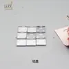 [Spot] Placa de sombra de ojos cuadrada transparente de nueve cuadrículas, caja de sombra de ojos de nueve colores, lápiz labial, rubor, muestra de prueba de color, caja vacía
