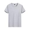 200g de manga curta T-shirt personalizado algodão T em torno do pescoço camisa de publicidade solta dos homens da marca de moda do grupo de roupas de trabalho T-Shirt atacado