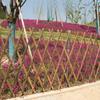 Valla de bambú carbonizado, valla de jardín, patio, valla de bambú, estructura de escalada, valla de red telescópica de bambú anticorrosión