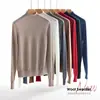 Tienda Insignia Shanghai Dan Nong/Suéter de Punto sin Costuras de Lana 100% de Cuello Alto