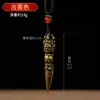 Colgante Pema Vajra de Cobre de Tres Caras Estilo Étnico Unisex Colgante de Mazo Vajra Accesorio de Moda