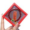Nova Pulseira de Areia Roxa Dourada de Cinábrio Imitação Guofeng para Ganhar Dinheiro Ano Nafu Desta Vida Fivela Ping An Joia de Mão Popular de Ponto Turístico Wenchuang