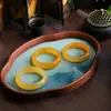 Pulseira de Jade Huanglong Natural, Pulseira de Jade Tipo Gelo, Cor Jadeíte, Nova Pulseira de Jade Amarelo Estilo Chinês, Atacado