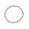 ¡Hermoso hasta la médula! Pulsera de Hoja de Circonita Super Brillante, Moderna y Versátil para el Trabajo, Suave Accesorio de Mano de Hada para Mujer