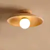 Lámpara de Pasillo, Lámpara de Mesa, Luz de Pasillo para Protección Ocular, Lámparas Antiguas de Nuevo Estilo Chino, Lámpara de Techo para Entrada Color Madera de Nogal, Zhongjinglian