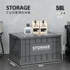 Caja de Almacenamiento Estilo Industrial Hogar Gran Capacidad Miscelánea Caja de Almacenamiento Ropa Juguetes Caja de Almacenamiento Plegable Caja para Exterior