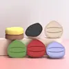 Esponja de Polvo Súper Suave tipo Malvavisco, Esponja de Polvo Color Durazno, Doble Uso para Aplicación Seca y Húmeda, No Absorbe Mucho Polvo, Esponja de Maquillaje Especial para Base Cushion
