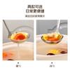 Cuchara Sopera de Mango Largo 304 Grado Alimenticio Cuchara Sopera Doméstica Profundizada Colador para Olla Caliente Cocina Concha Grande para Sopa Traje
