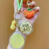 Llavero del Festival de Medio Otoño de Oro Puro 999, Colgante de Oro con Símbolos de Buena Suerte, Cadena Creativa para Teléfono al por Mayor