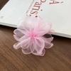 Flores de Tela de Gasa de 9 cm Accesorios de Moda Ropa Accesorios para el Cabello Tocados Zapatos y Sombreros Ingredientes Hecho a Mano DIY Material para Collares Lote