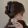 Diseño de nicho sentido Corea del Sur pisar no está mal pinza grande femenina parte trasera de la cabeza recogido clip para el pelo simple todo-partido pinza de tiburón