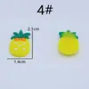 Variedad de Parches de Dibujos Animados de Goma Suave para Vasos de Agua DIY, Pegatinas Decorativas Hechas a Mano, Fundas para Teléfonos Móviles, Pasadores, Accesorios para el Cabello, Decoraciones para la Cabeza