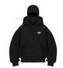 Chaqueta tipo sudadera bordada sencilla con diseño de nicho, resistente al viento, con cremallera de doble cabeza, para otoño e invierno de 2025.