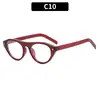 Gafas de Sol Estilo Ojo de Gato para Mujer, Gafas Ovaladas Estilo Europeo y Americano, Gafas de Moda Anti-UV, Nuevas Gafas de Sol Negras 2026