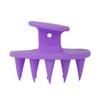 Cepillo de masaje para limpieza de cabeza con champú de silicona al por mayor, herramienta para el baño con champú suave.