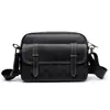 Bolso de hombro para hombre de PU transfronterizo nuevo, bandolera informal de viaje de moda, bolso simple para el trabajo, bolso cuadrado pequeño
